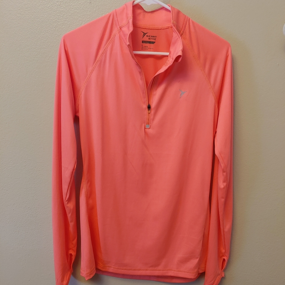 *TALL* 3/4 zip Long Sleeve Athletic Top